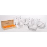 COLLECTION OF CAITHNESS CRYSTAL LARGE GLASS BOWLS & VASES