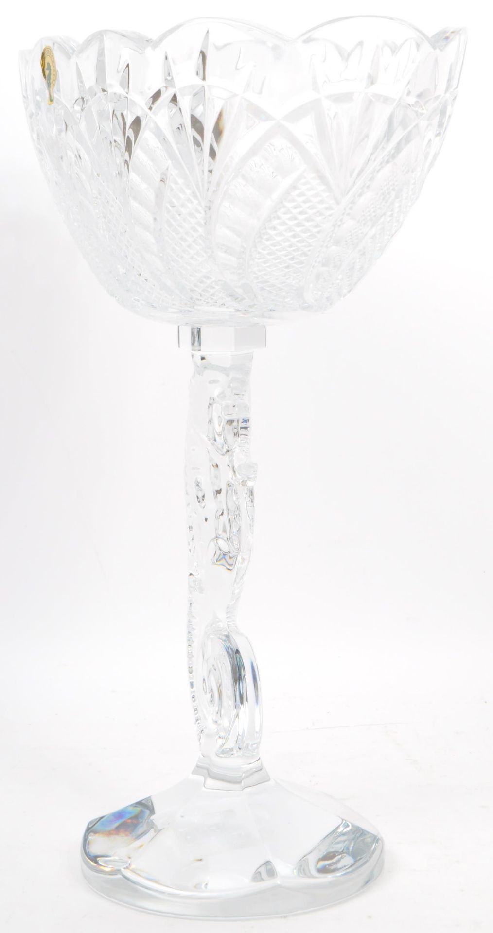 WATERFORD CRYSTAL GLASS - SEAHORSE TAZZA CENTREPIECE NOS - Image 5 of 7