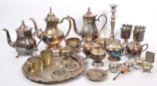 COLLECTION OF EARLY 20TH CENTURY VINERS SILVER PLATE ITEMS