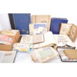 COLLECTION OF EARLY TO MID 20TH CENTURY POSTAGE STAMP ALBUMS