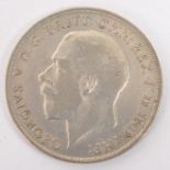 UNITED KINGDOM - GEORGE V SILVER FLORIN COIN DATED 1921