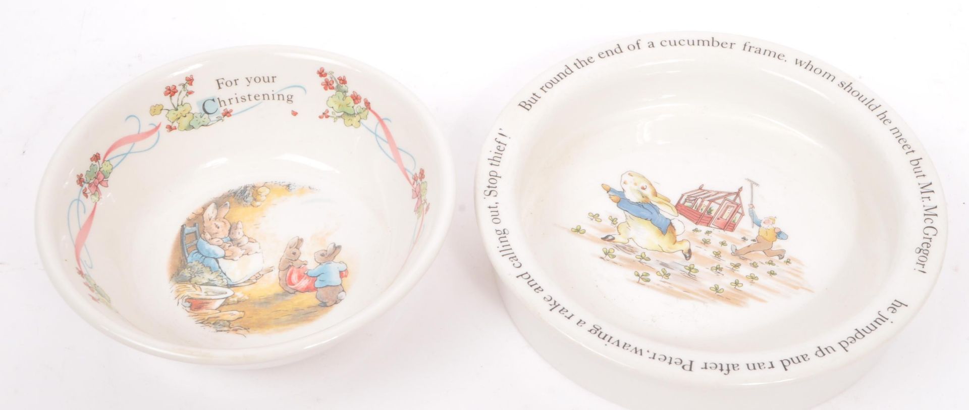 WEDGWOOD - COLLECTION OF PETER RABBIT CHINA PORCELAIN PLATES - Image 5 of 9