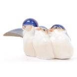 VINTAGE 20TH CENTURY COPENHAGEN PORCELAIN BIRD FIGURINE