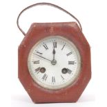 EARLY 20TH CENTURY CAMPAIGN EIGHT DAY CLOCK