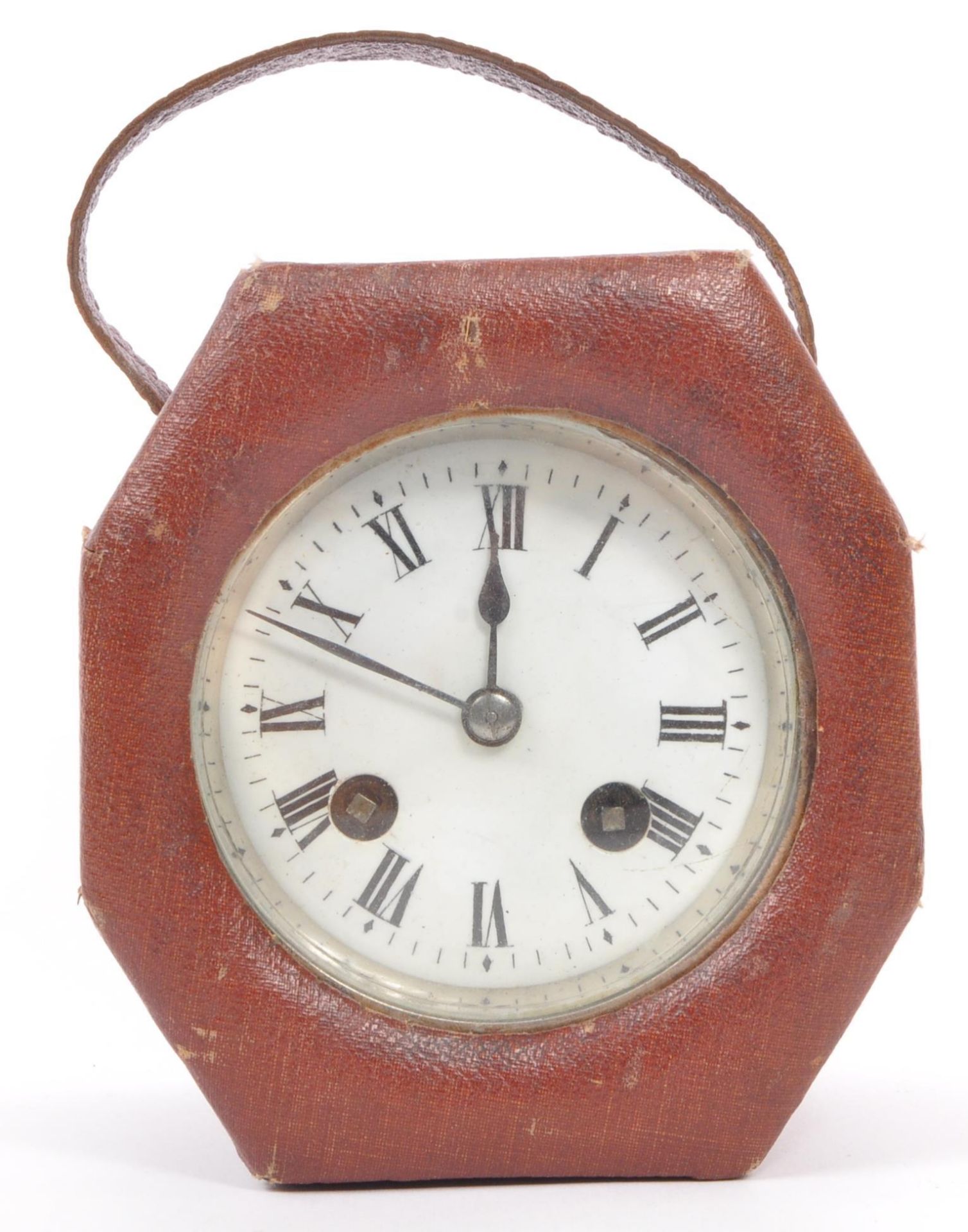 EARLY 20TH CENTURY CAMPAIGN EIGHT DAY CLOCK