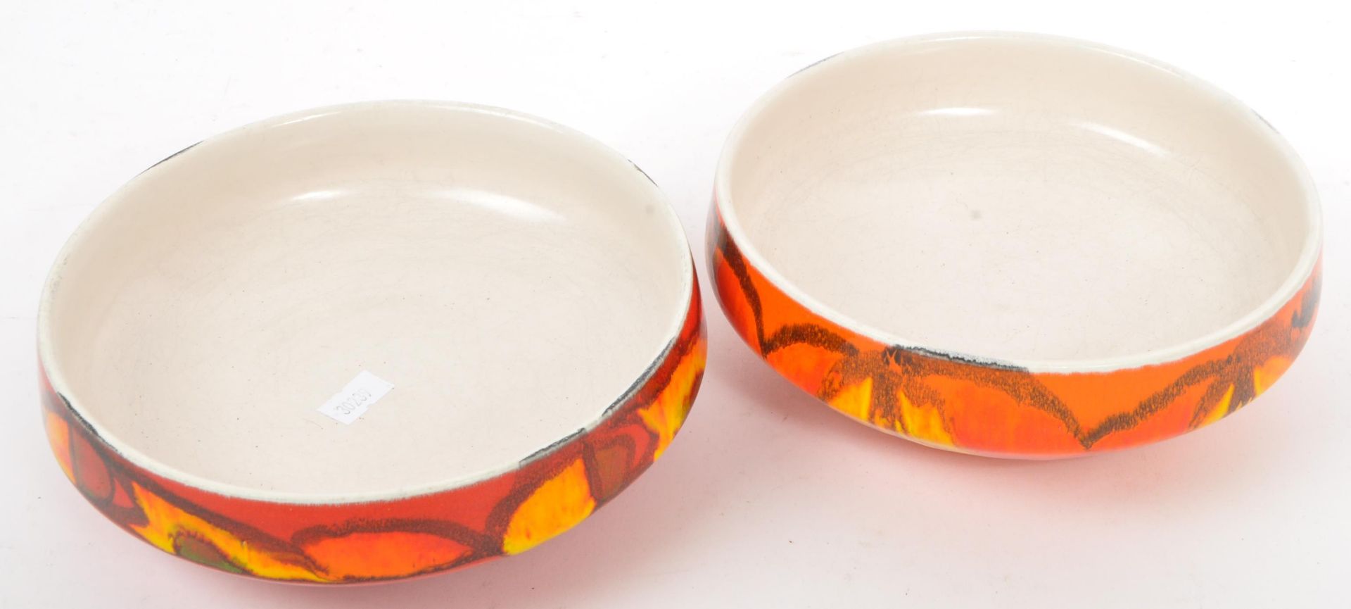 POOLE POTTERY - TWO STUDIO ART POTTERY BOWLS - DELPHIS - Image 4 of 6