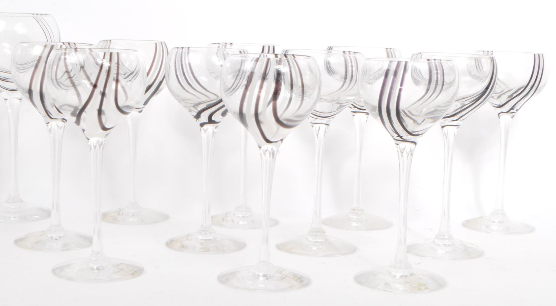 COLLECTION OF CAITHNESS CRYSTAL GLASSES - PANACHE PATTERN - Image 4 of 13