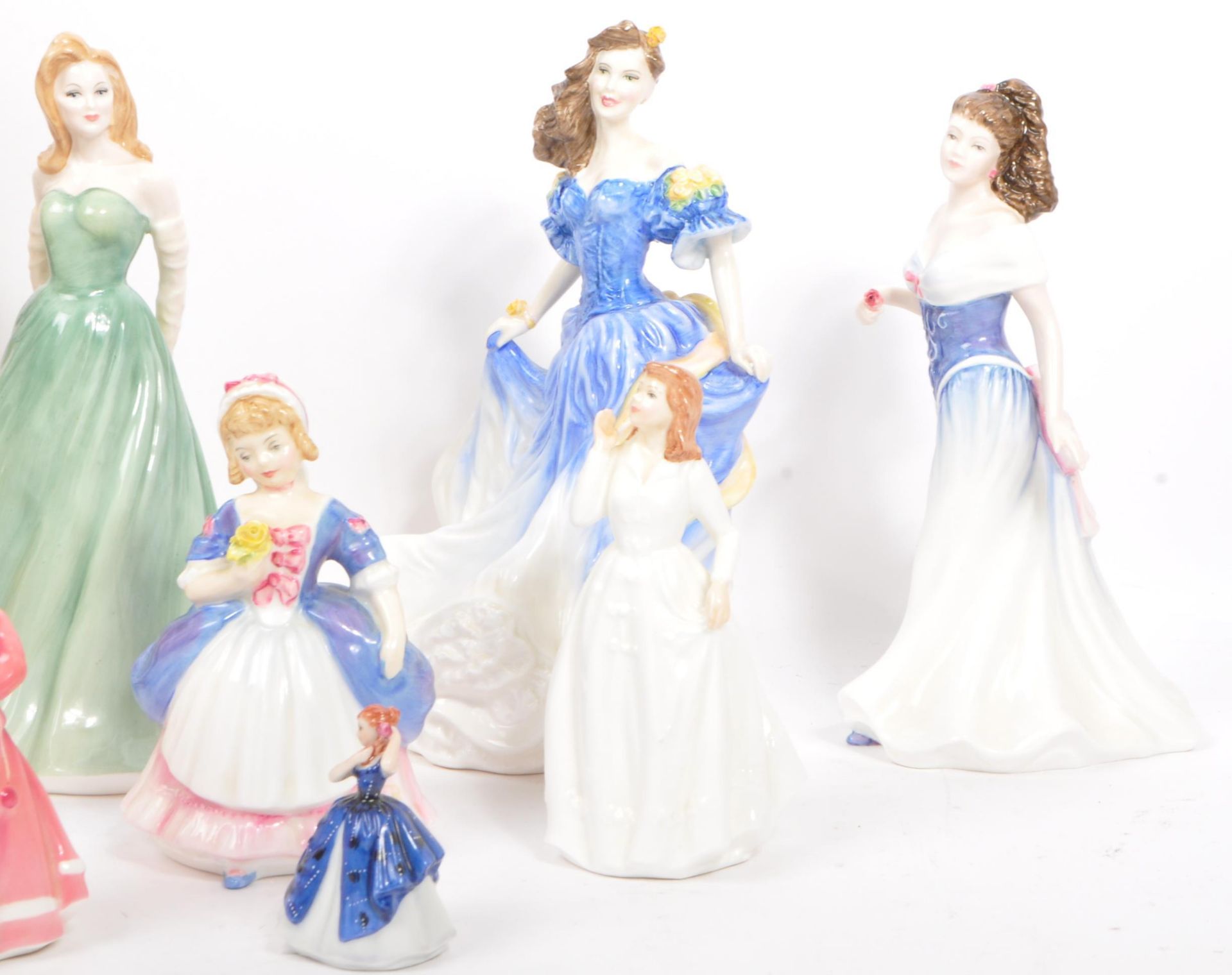 ROYAL DOULTON - COLLECTION OF PORCELAIN FEMALE FIGURINES - Image 2 of 7