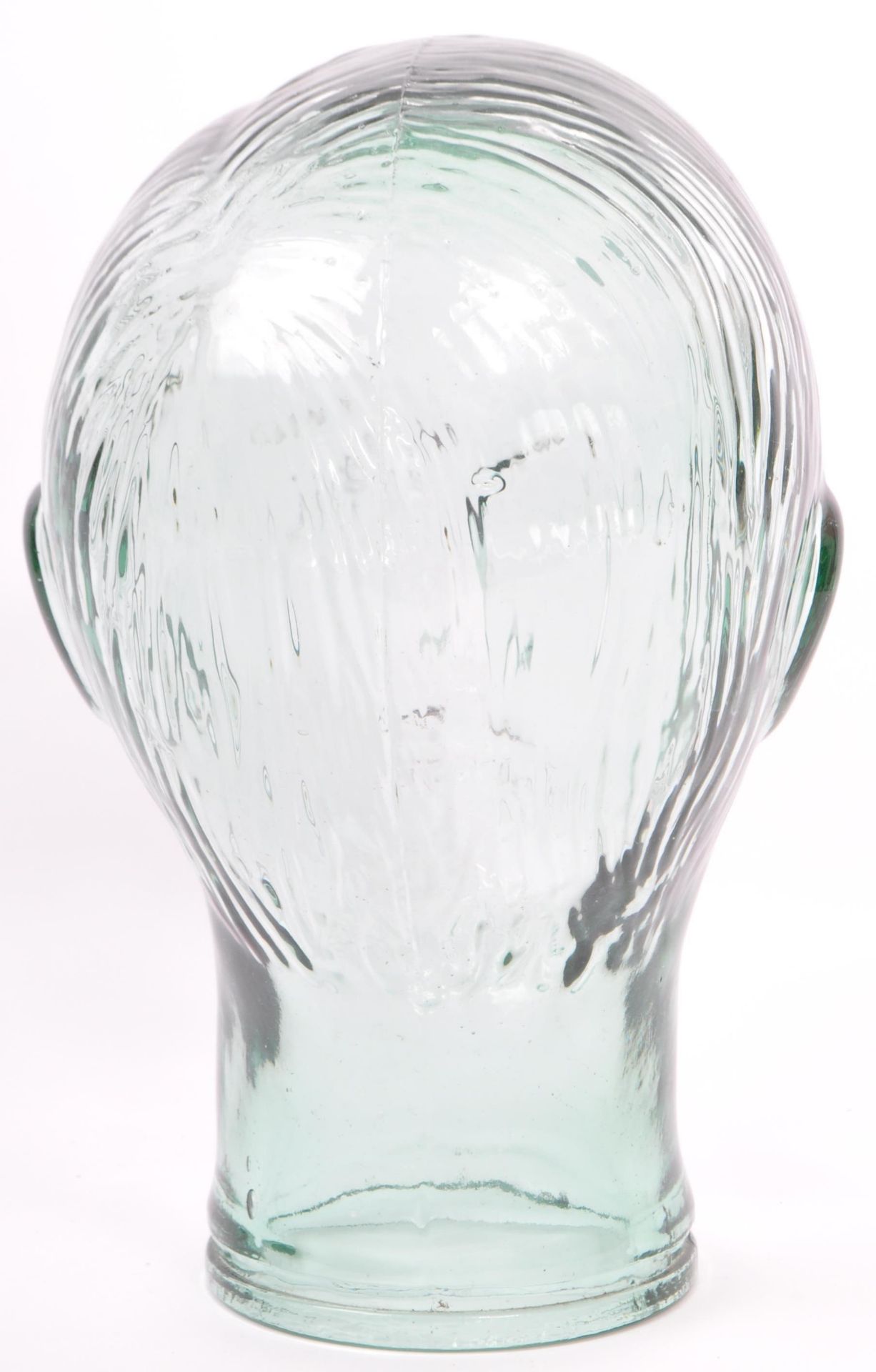 VINTAGE 20TH CENTURY PRESSED GLASS PHRENOLOGY TYPE HEAD - Image 3 of 5