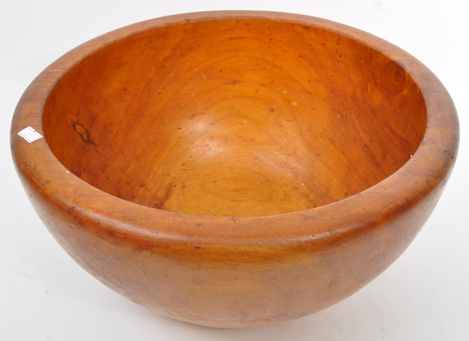 VINTAGE 20TH CENTURY SYCAMORE FRUIT CENTRE PIECE BOWL - Image 2 of 5