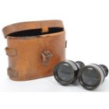 EARLY 20TH CENTURY ROSS OF LONDON PRISMATIC BINOCULARS CASED