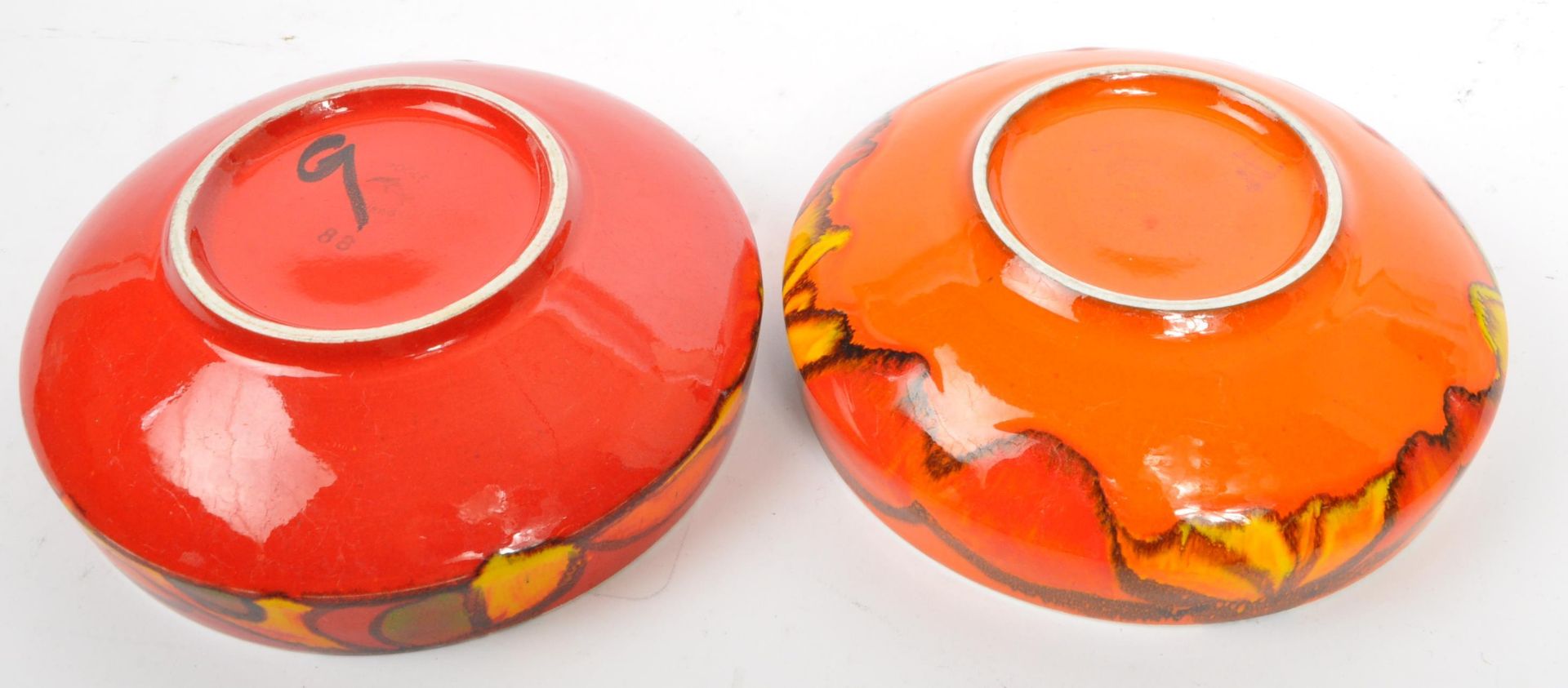 POOLE POTTERY - TWO STUDIO ART POTTERY BOWLS - DELPHIS - Image 5 of 6