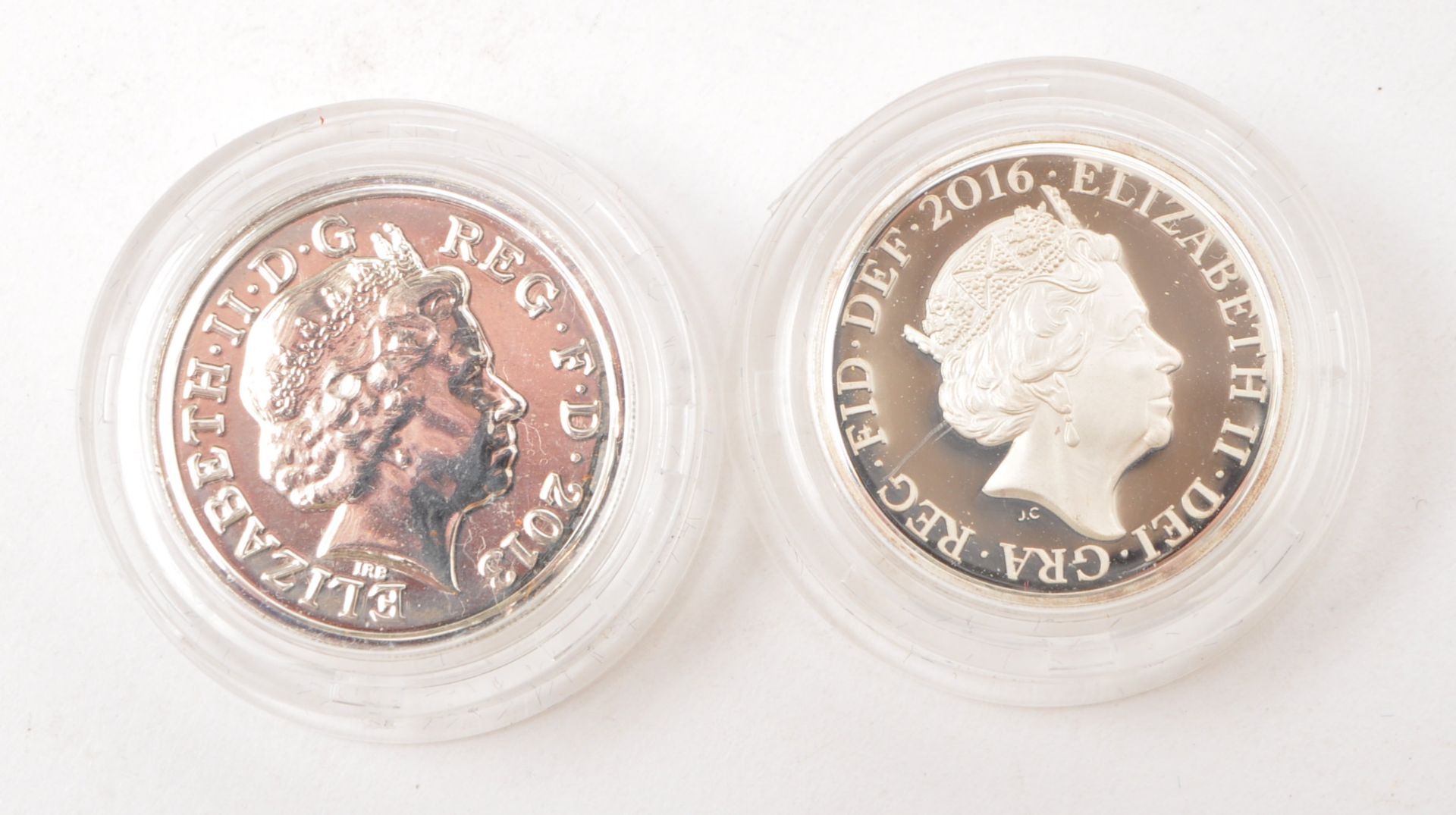 SET OF FOUR ROYAL MINT SILVER PROOF ONE POUND / £1 COINS - Image 5 of 5