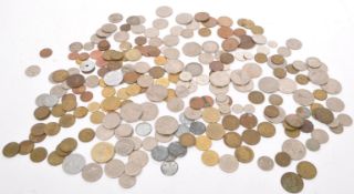 LARGE COLLECTION OF 20TH CENTURY UK & FOREIGN COINS