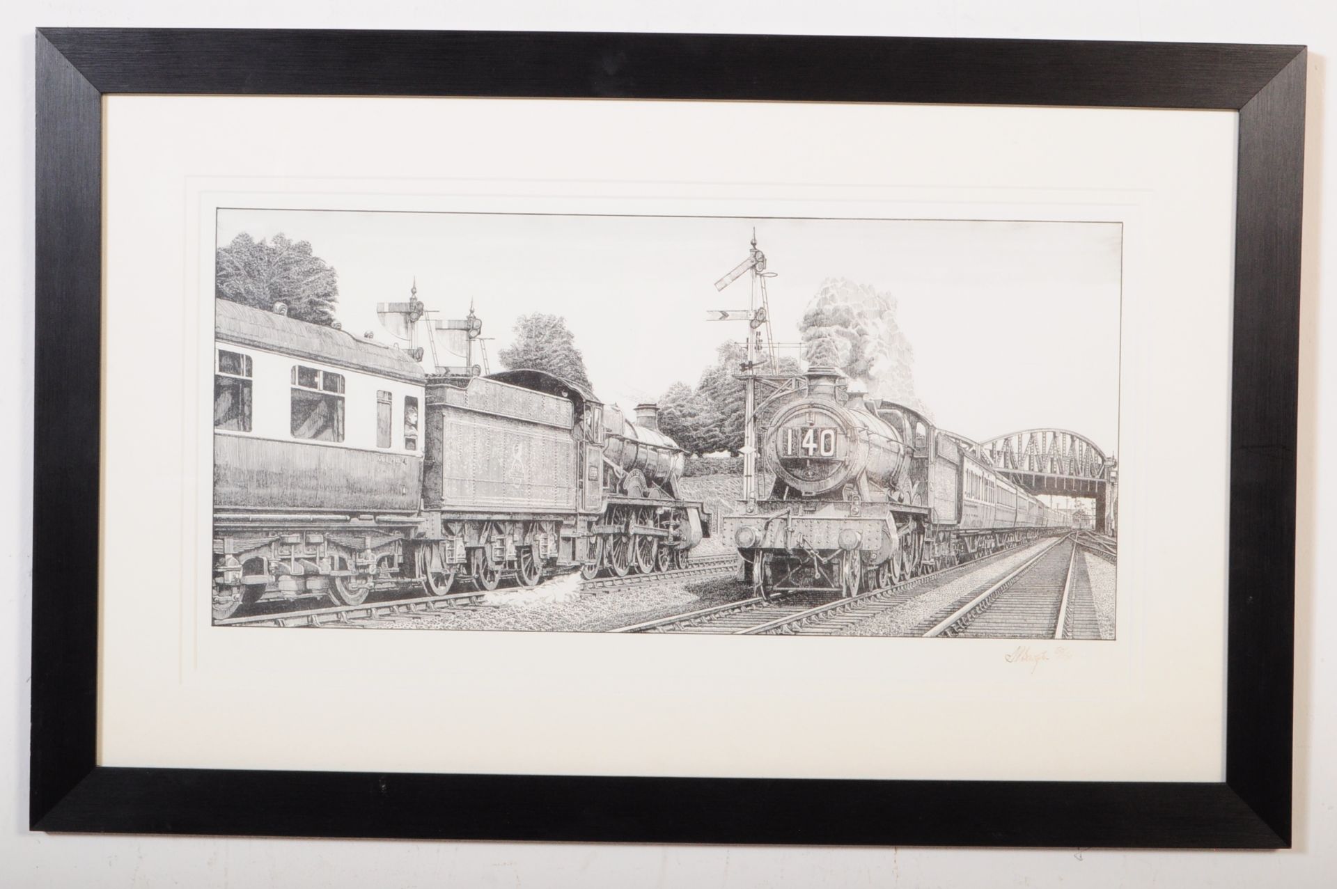 AFTER SIMON BOWDITCH LIMITED EDITION RAILWAY PRINT 50/150