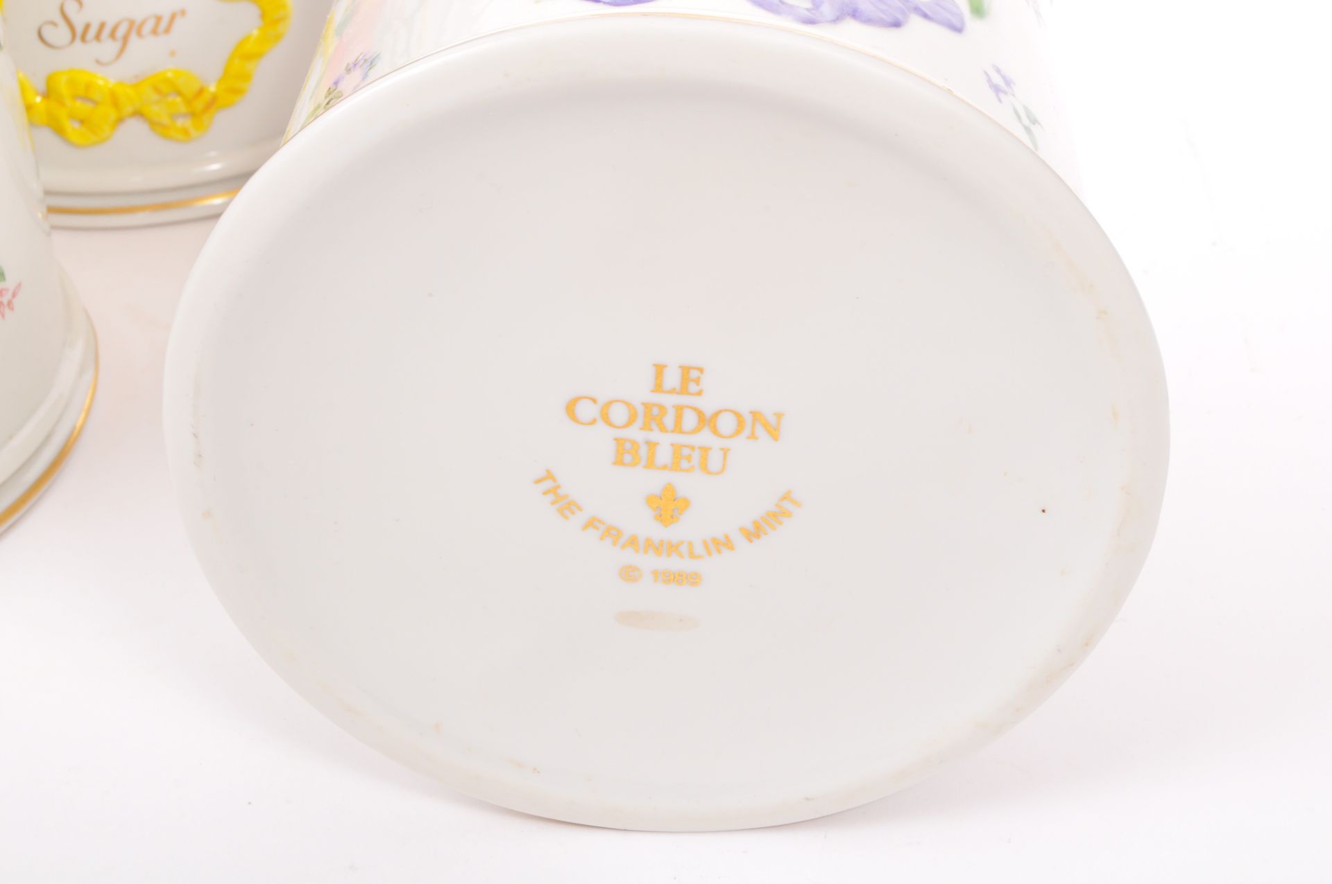 THE FRANKLIN MINT - LE CORDON BLUE - THREE KITCHEN CONTAINERS - Image 7 of 7