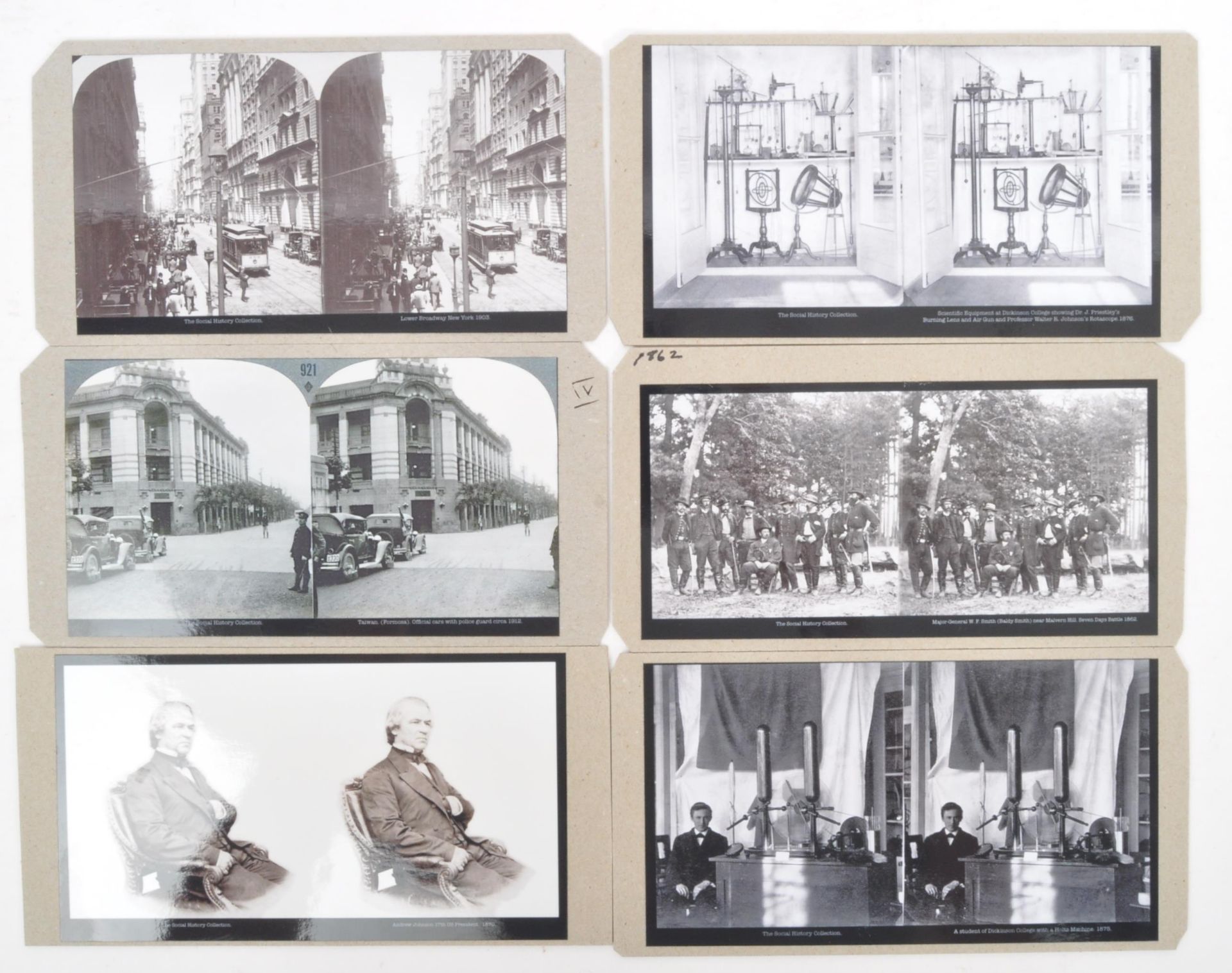 COLLECTION OF SOCIAL HISTORY STEREOSCOPIC STEREOSCOPE CARDS - Bild 6 aus 9