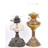 TWO 19TH CENTURY VICTORIAN OIL LAMPS