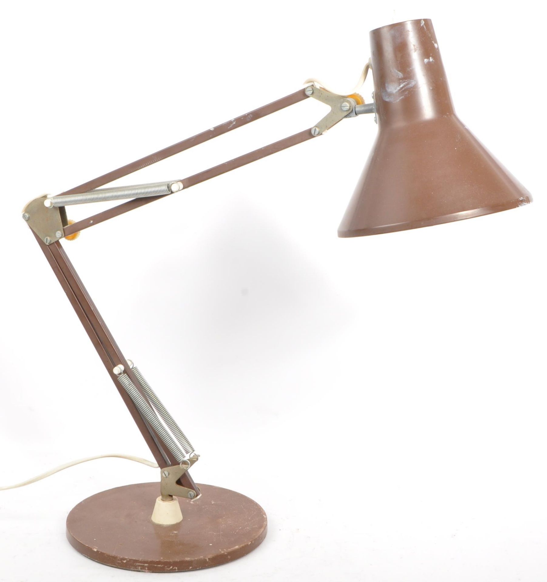 MID 20TH CENTURY INDUSTRIAL FACTORY TABLE DESK LAMP - Image 3 of 5