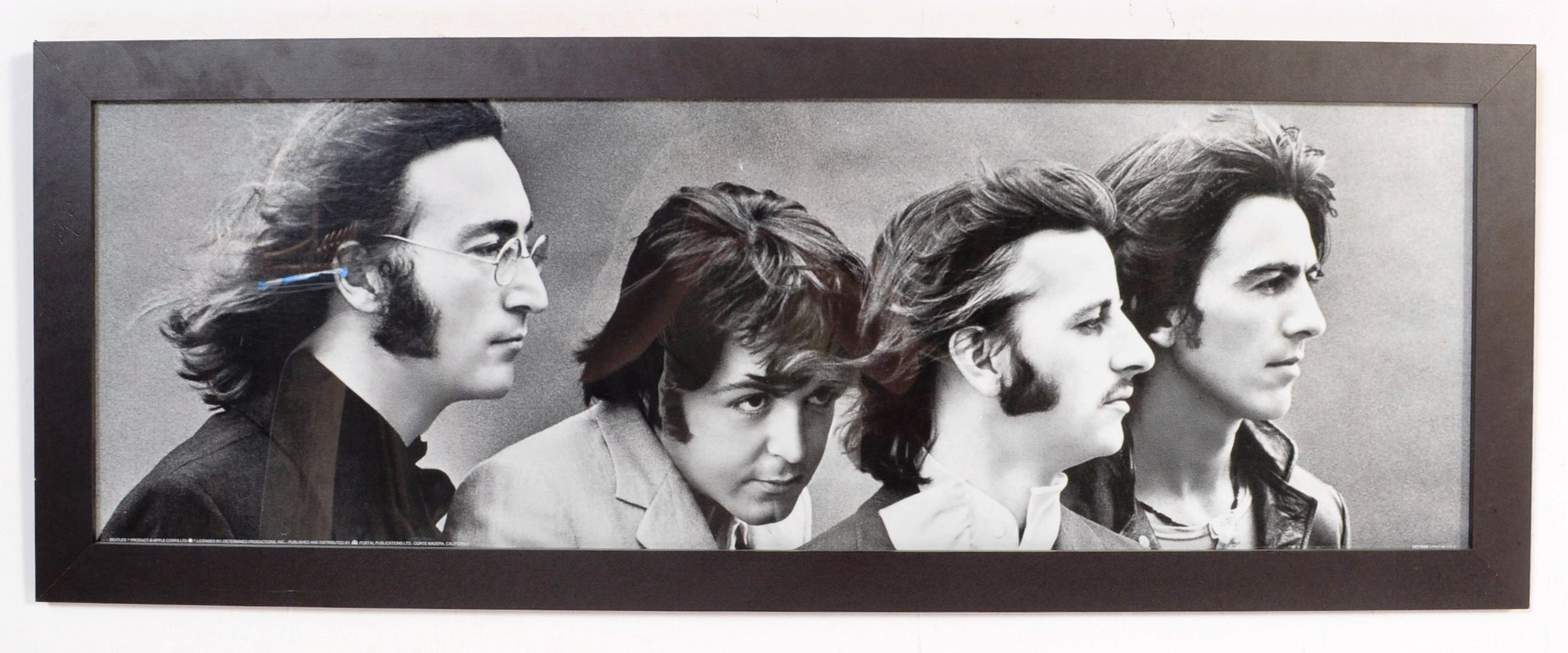 TWO MATCHING APPLE CORPORATION BEATLES PICTURE POSTER PRINTS - Image 2 of 9