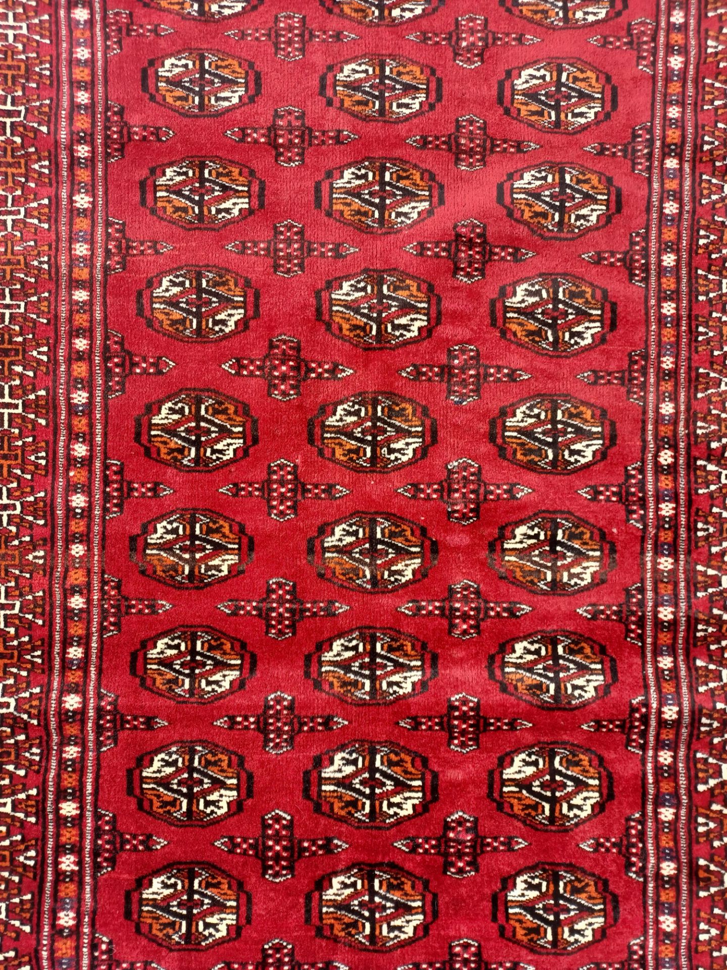 20TH CENTURY VINTAGE PERSIAN TURKOMAN RUG - Image 2 of 4