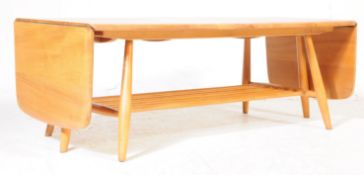 ERCOL FURNITURE - DROP LEAF EXTENDABLE COFFEE TABLE