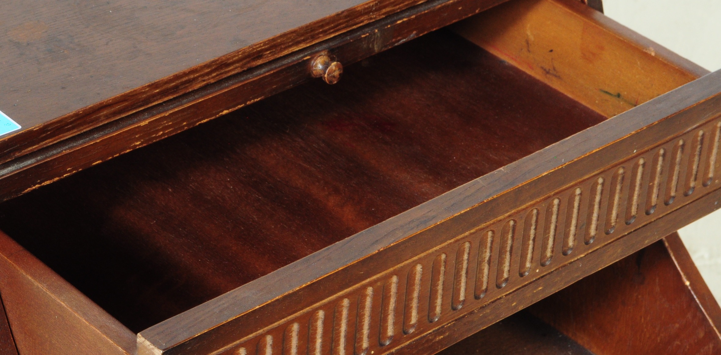 CHIPPY - MID CENTURY TEAK TELEPHONE TABLE & STOOL - Image 5 of 6