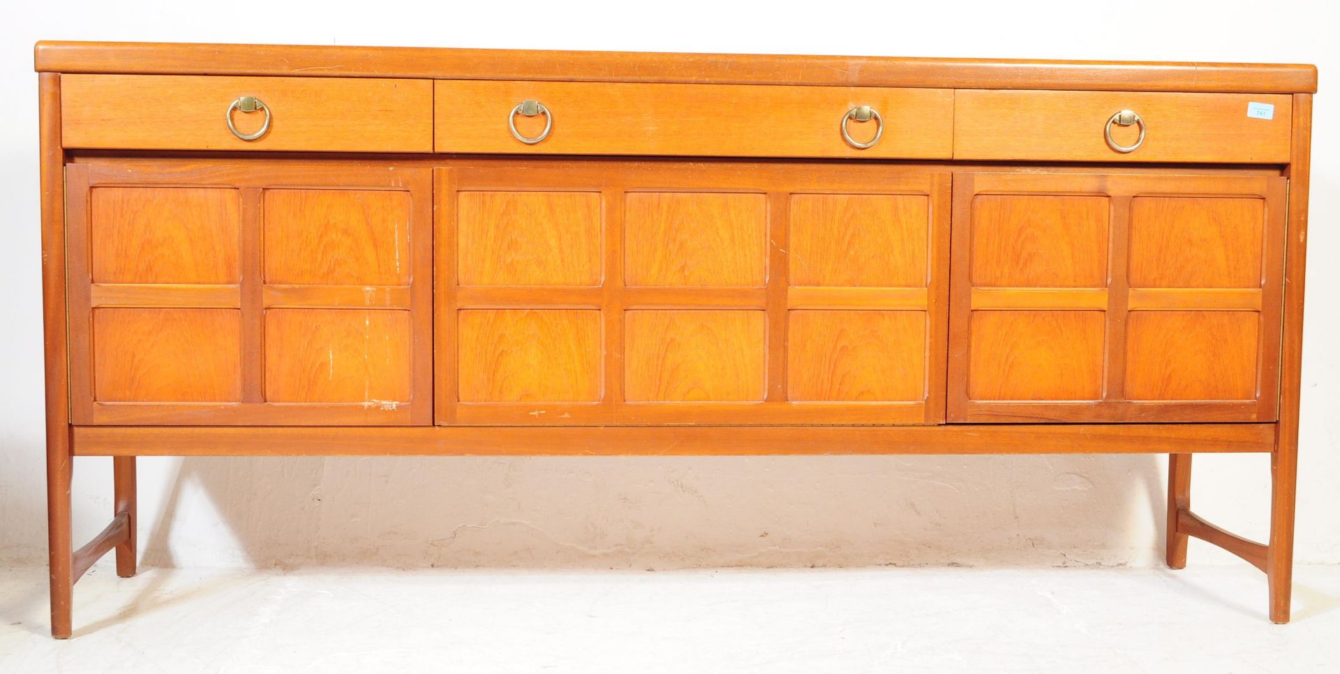 PATRICK LEE FOR NATHAN FURNITURE - SQUARES TEAK SIDEBOARD - Image 2 of 5