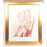 LIMITED EDITION PORTRAIT OF SILVETTE PRINT BY PABLO PICASSO