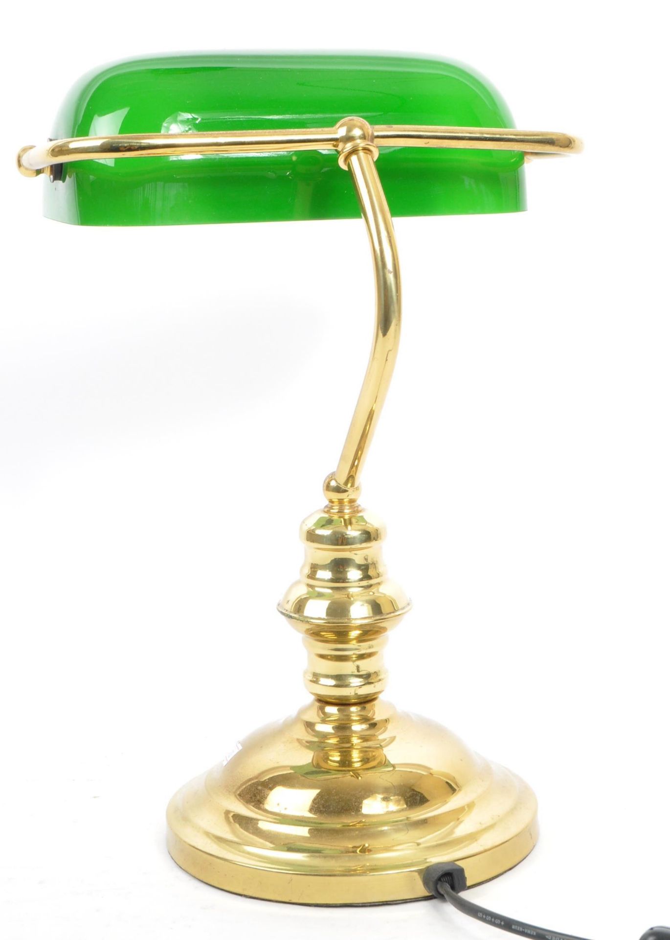 RETRO LATE 20TH CENTURY REPRODUCTION BANKER'S LAMP - Image 4 of 5
