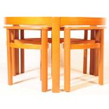 NATHAN FURNITURE - TRINITY NEST - 1960S NEST OF TABLES