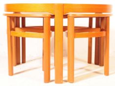 NATHAN FURNITURE - TRINITY NEST - 1960S NEST OF TABLES