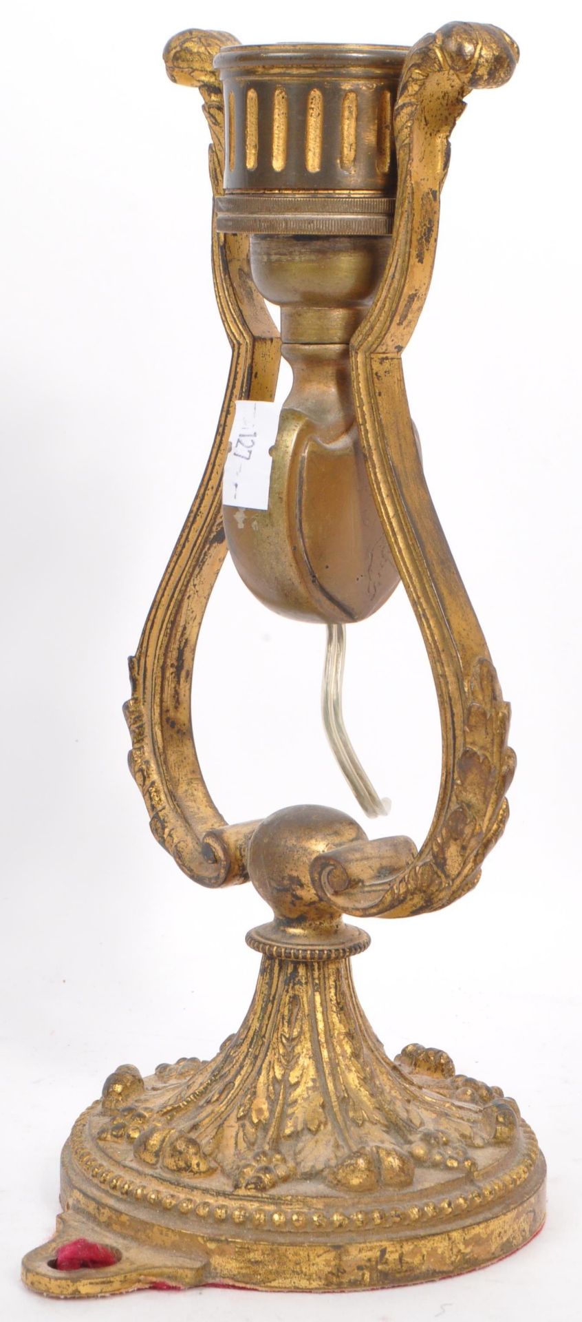 LATE 19TH CENTURY GIMBAL WALL / TABLE LAMP LIGHTS - Image 4 of 7