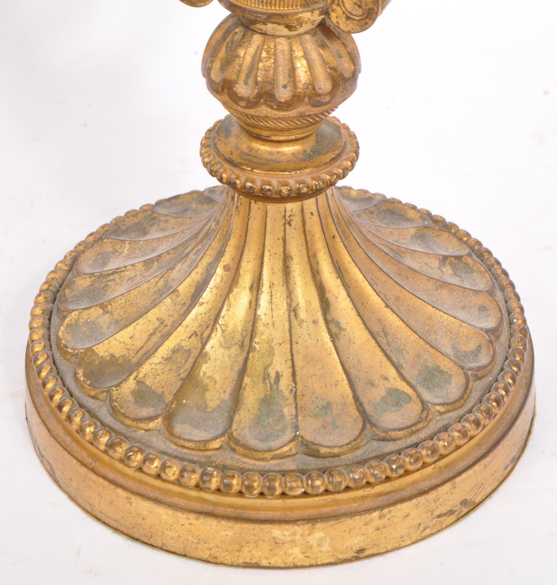 LATE 19TH CENTURY GIMBAL WALL / TABLE LAMP LIGHTS - Image 6 of 7