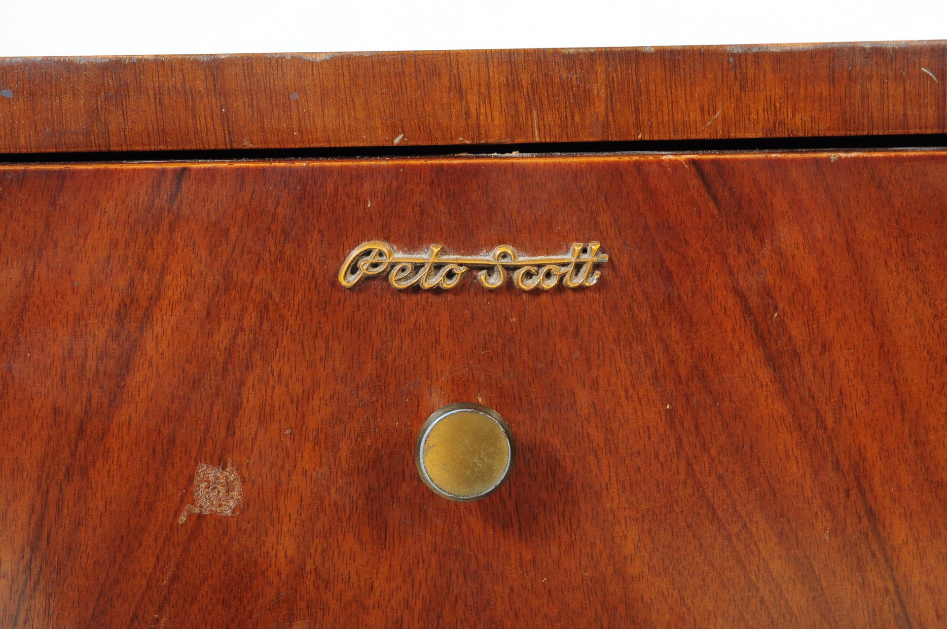 MID CENTURY 1950S FALL FRONT MUSIC RECORD CABINET - Image 3 of 5