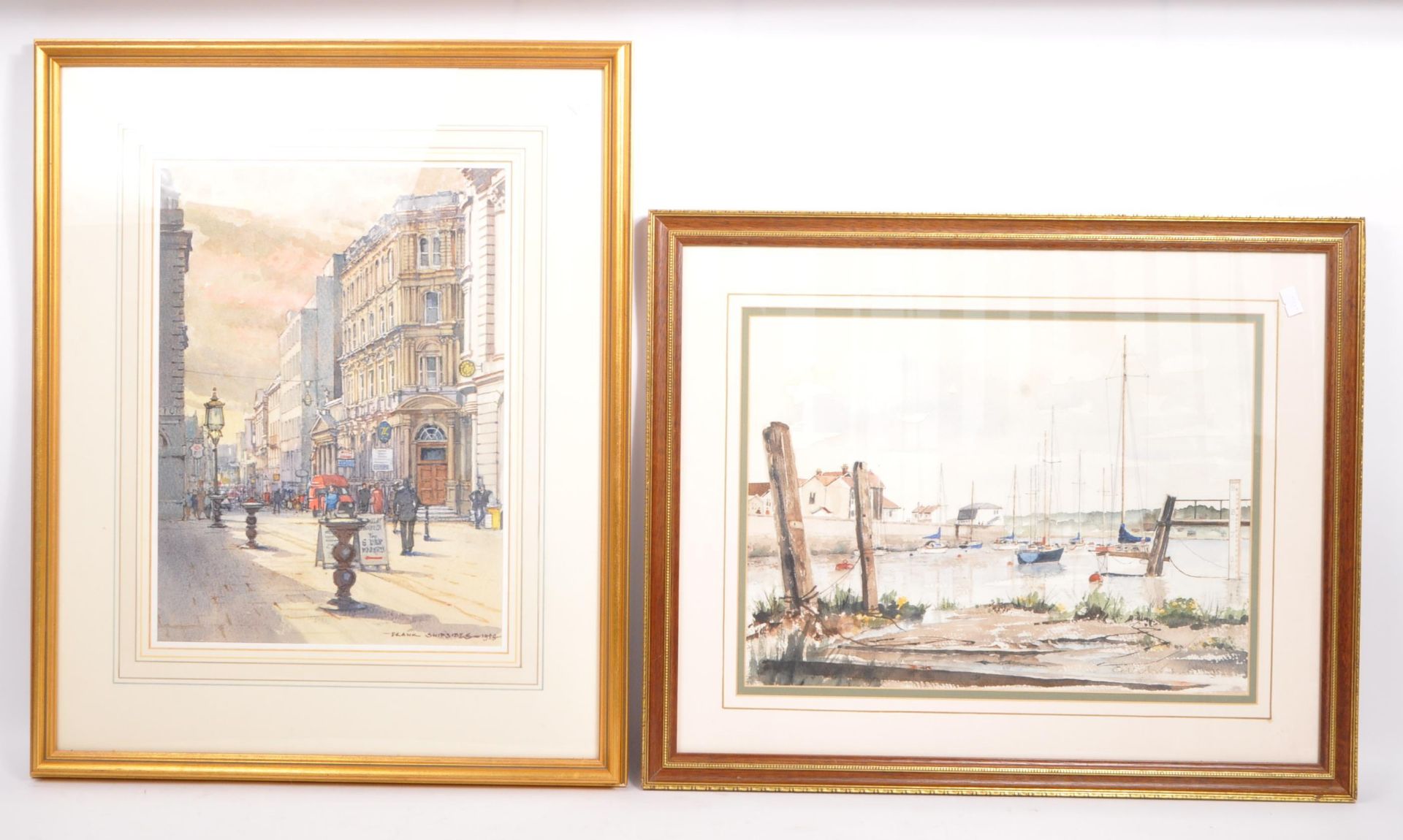 SHIPSIDES / WOODWARD - TWO 20TH CENTURY WATERCOLOURS