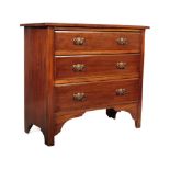 EDWARDIAN ARTS AND CRAFTS CHEST OF DRAWERS