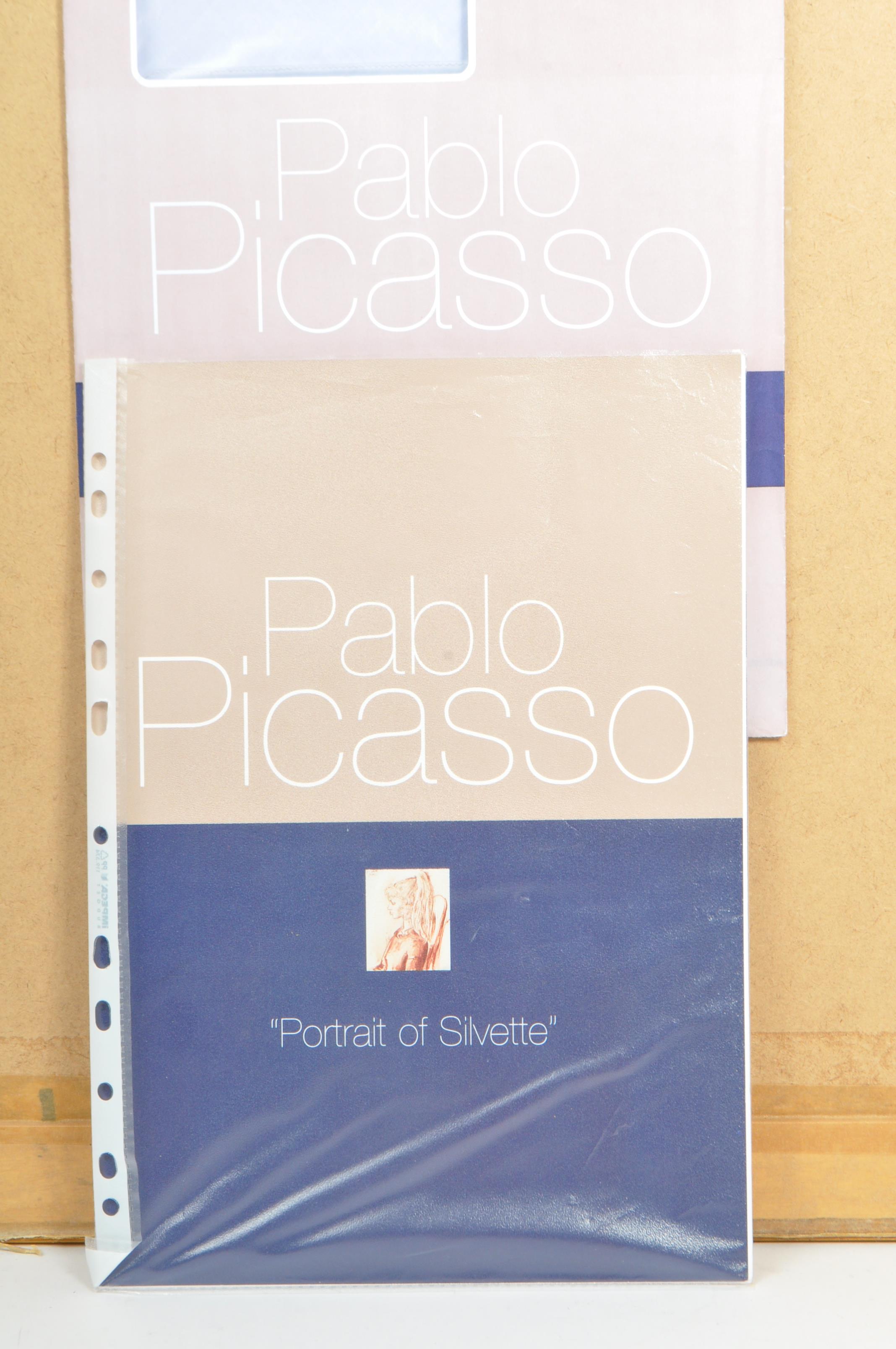 LIMITED EDITION PORTRAIT OF SILVETTE PRINT BY PABLO PICASSO - Image 5 of 5