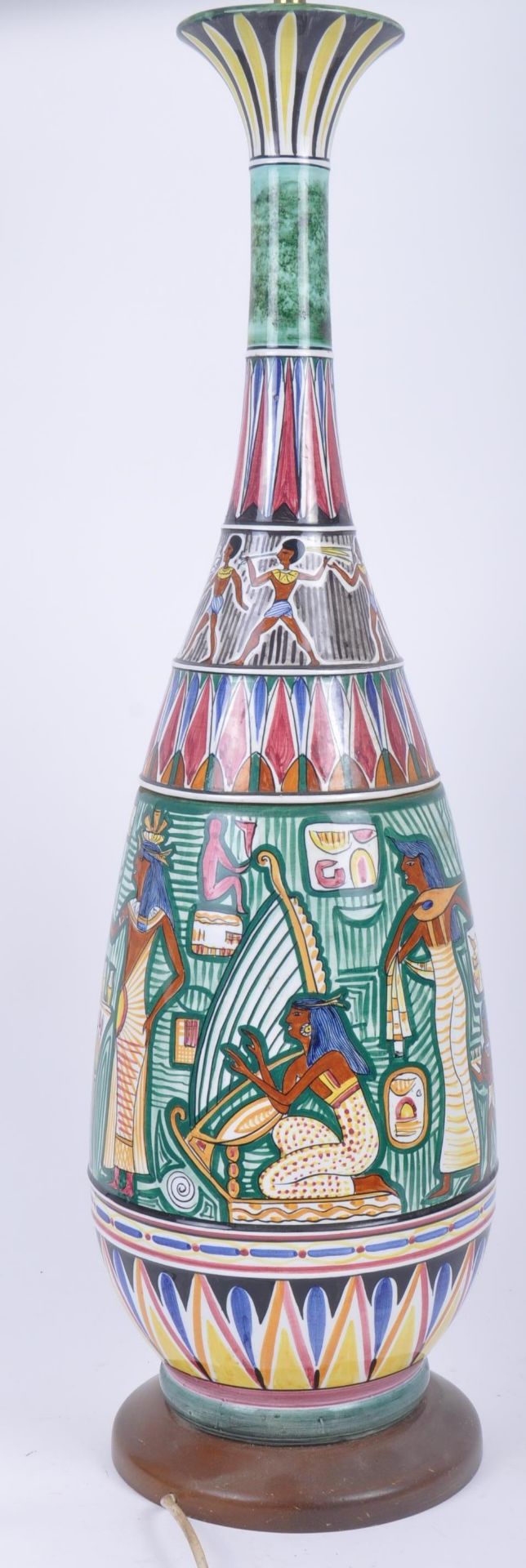 VINTAGE 20TH CENTURY EGYPTIAN INSPIRED TABLE LAMP - Image 7 of 9