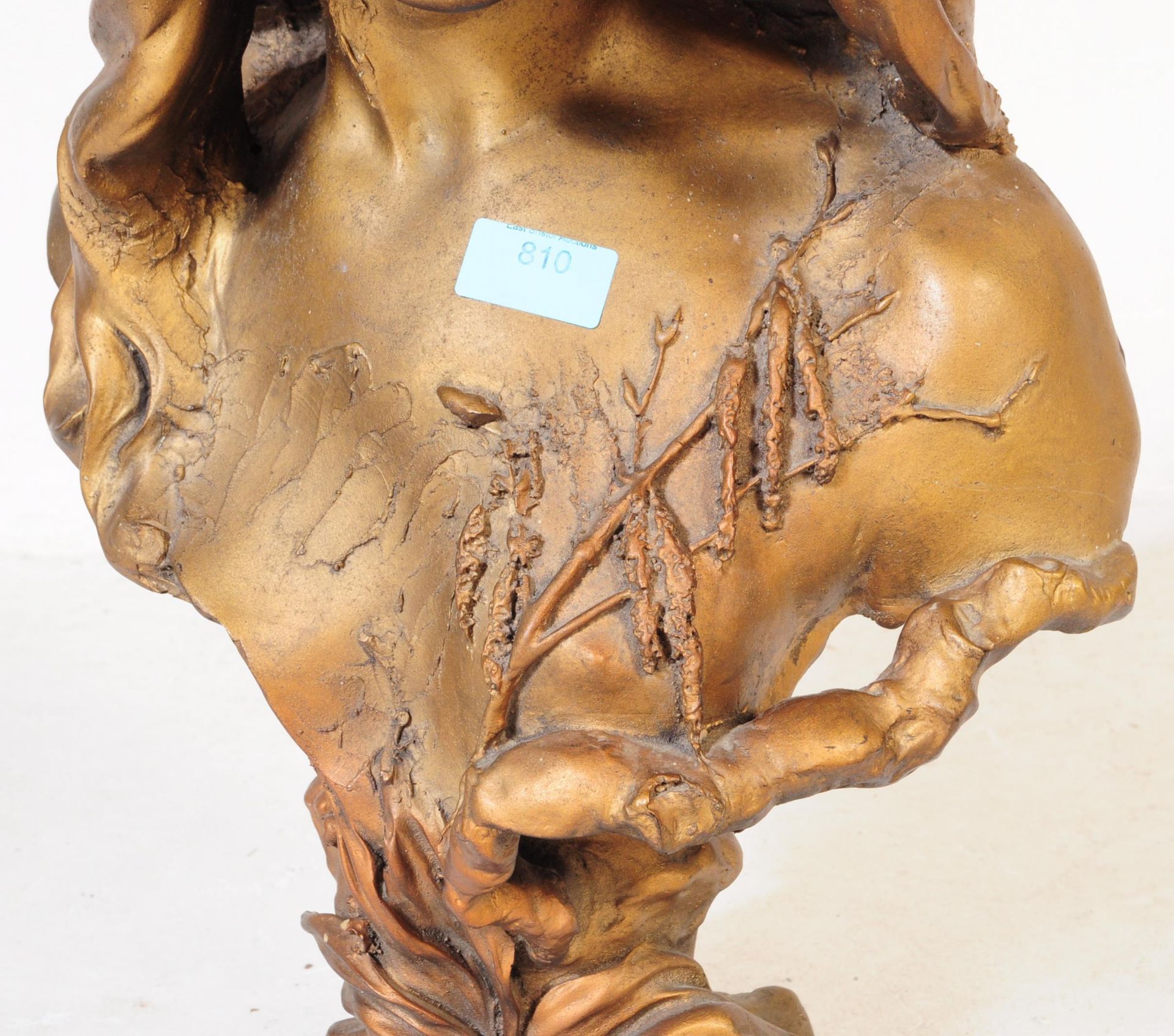 AFTER BLASCHE - PRINTEMPS GILT BRONZED COMPOSITE BUST - Image 3 of 7