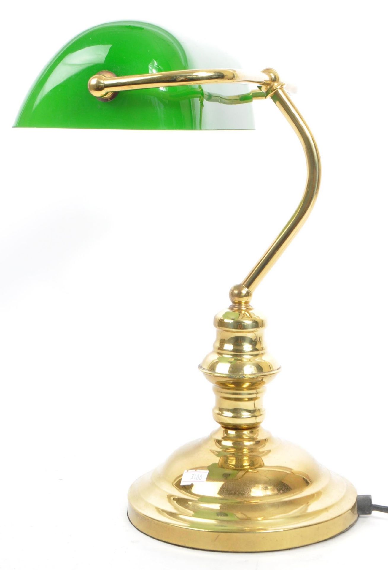 RETRO LATE 20TH CENTURY REPRODUCTION BANKER'S LAMP - Image 3 of 5