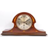 EDWARDIAN ART NOUVEAU INLAID MANTEL CLOCK