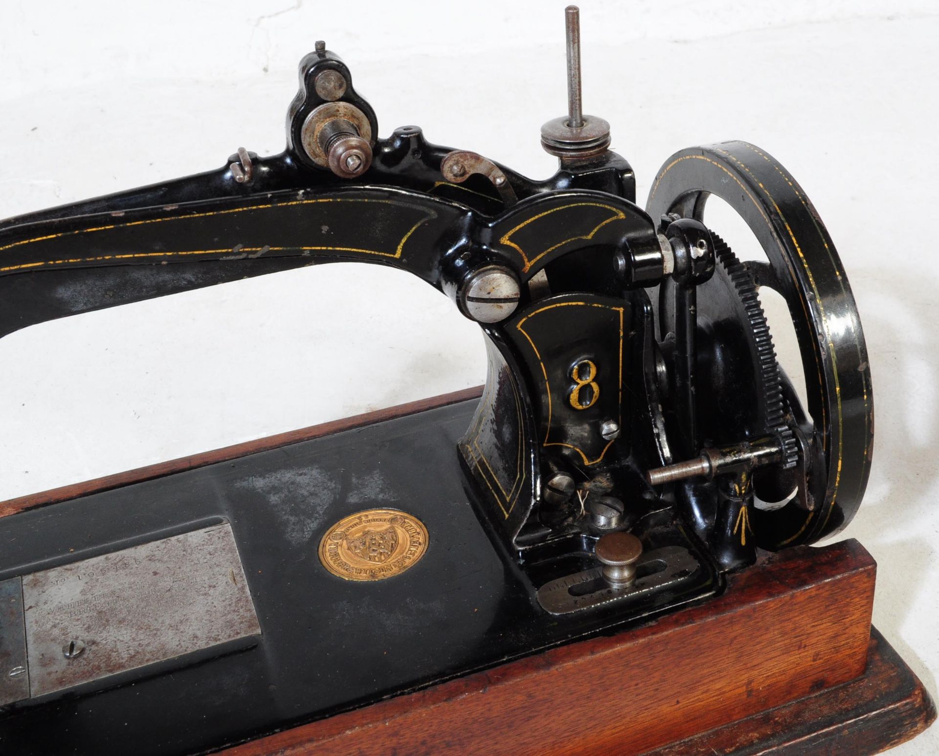1870S WHEELER & WILSON BOXED SEWING MACHINE NUMBER EIGHT - Image 6 of 6