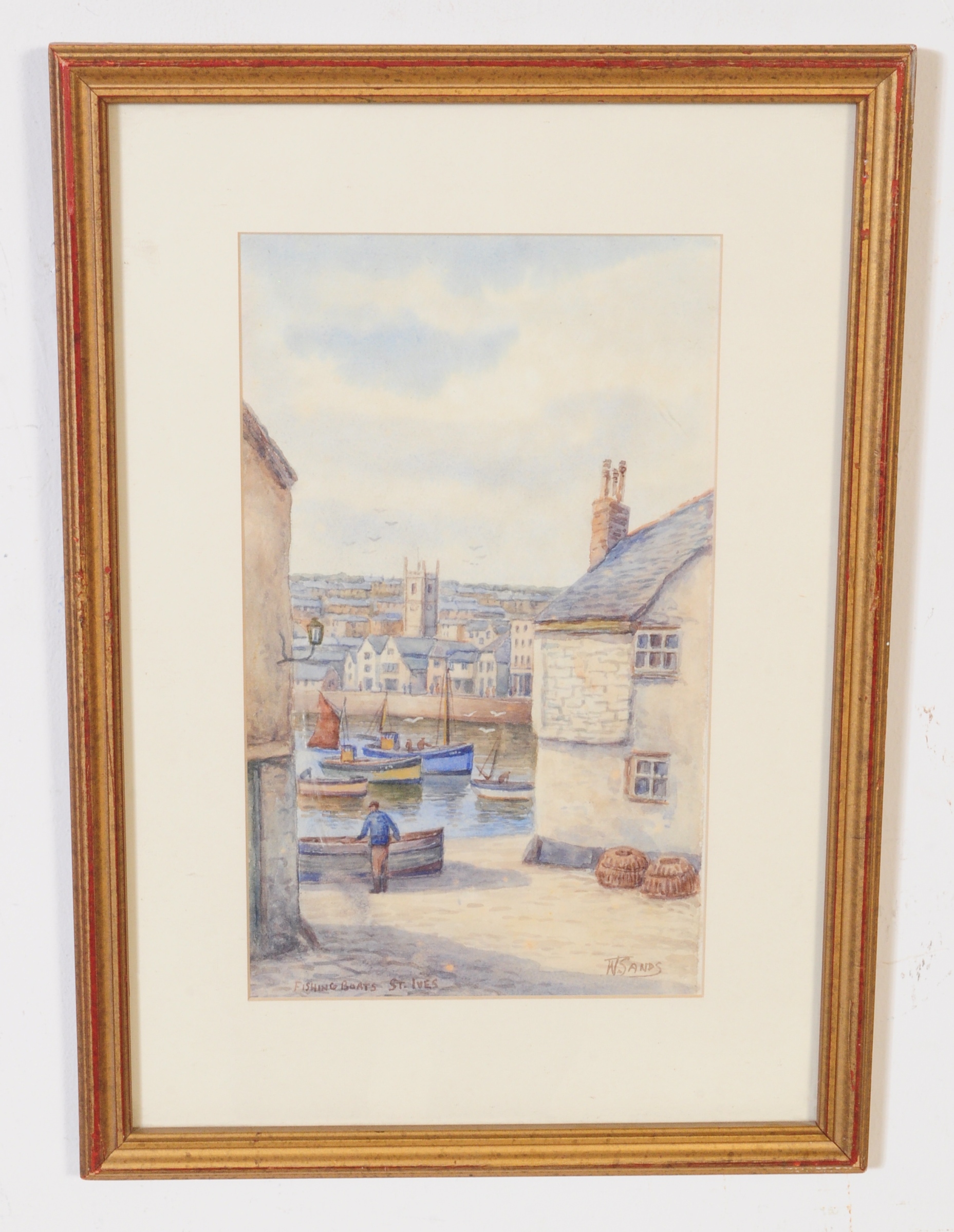 W. SANDS (1894 - 1980) - EARLY 20TH CENTURY WATERCOLOUR PAINTING