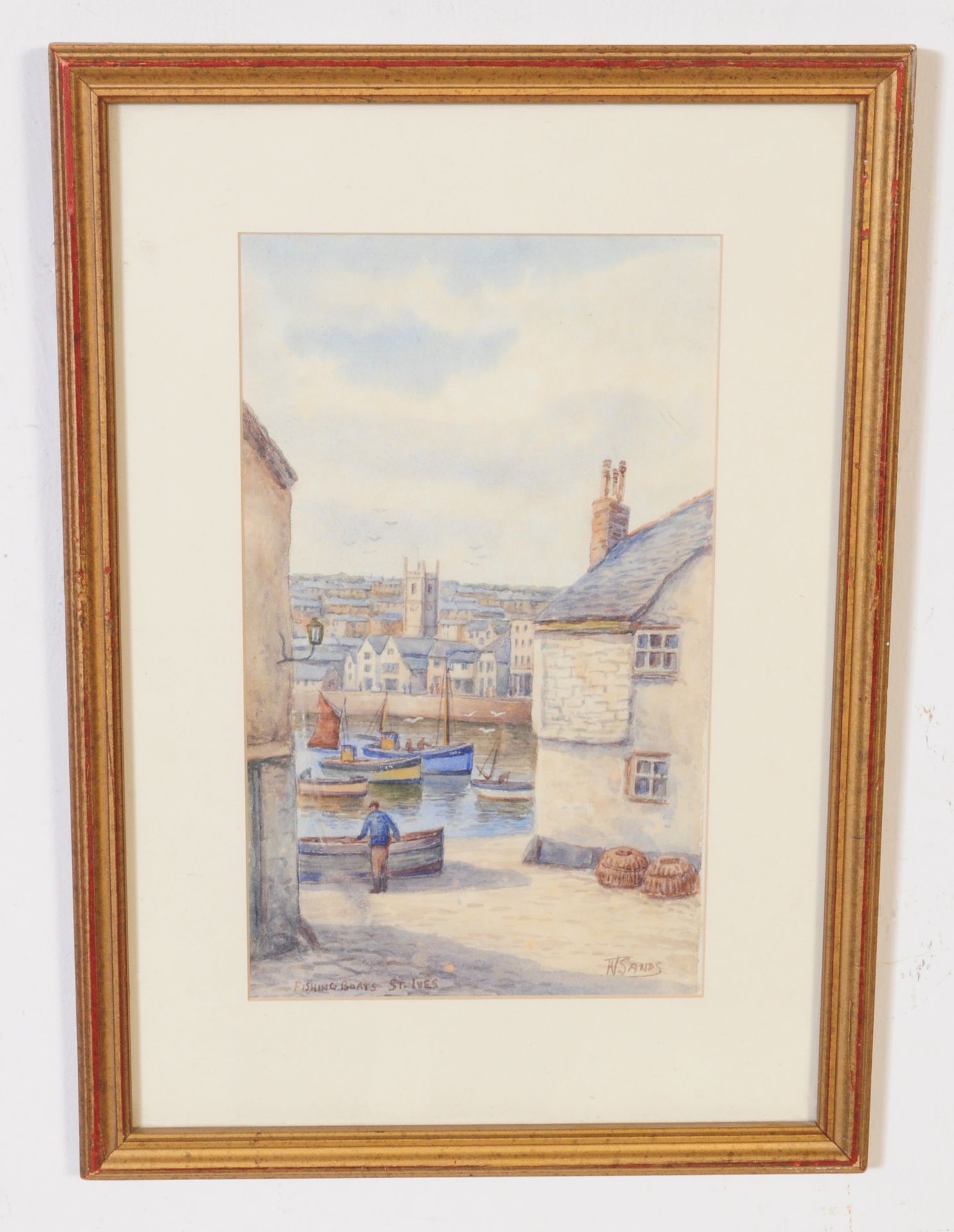 W. SANDS (1894 - 1980) - EARLY 20TH CENTURY WATERCOLOUR PAINTING