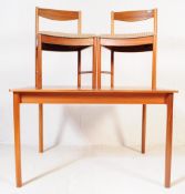 MCINTOSH OF KIRKCALDY - DINING TABLE AND TWO CHAIRS
