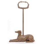 VINTAGE 20TH CENTURY CAST IRON WHIPPET DOORSTOP