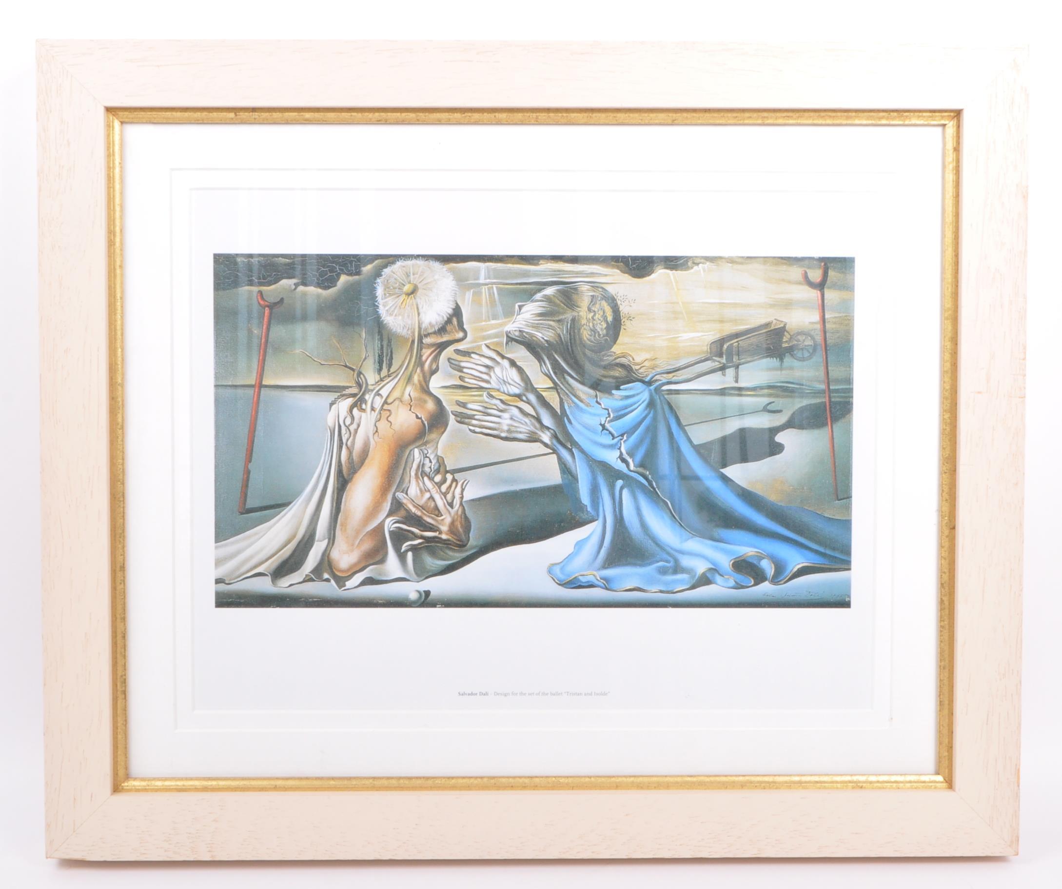 CONTEMPORARY TRISTAN & ISOLDE SALVADOR DALI ART PRINT