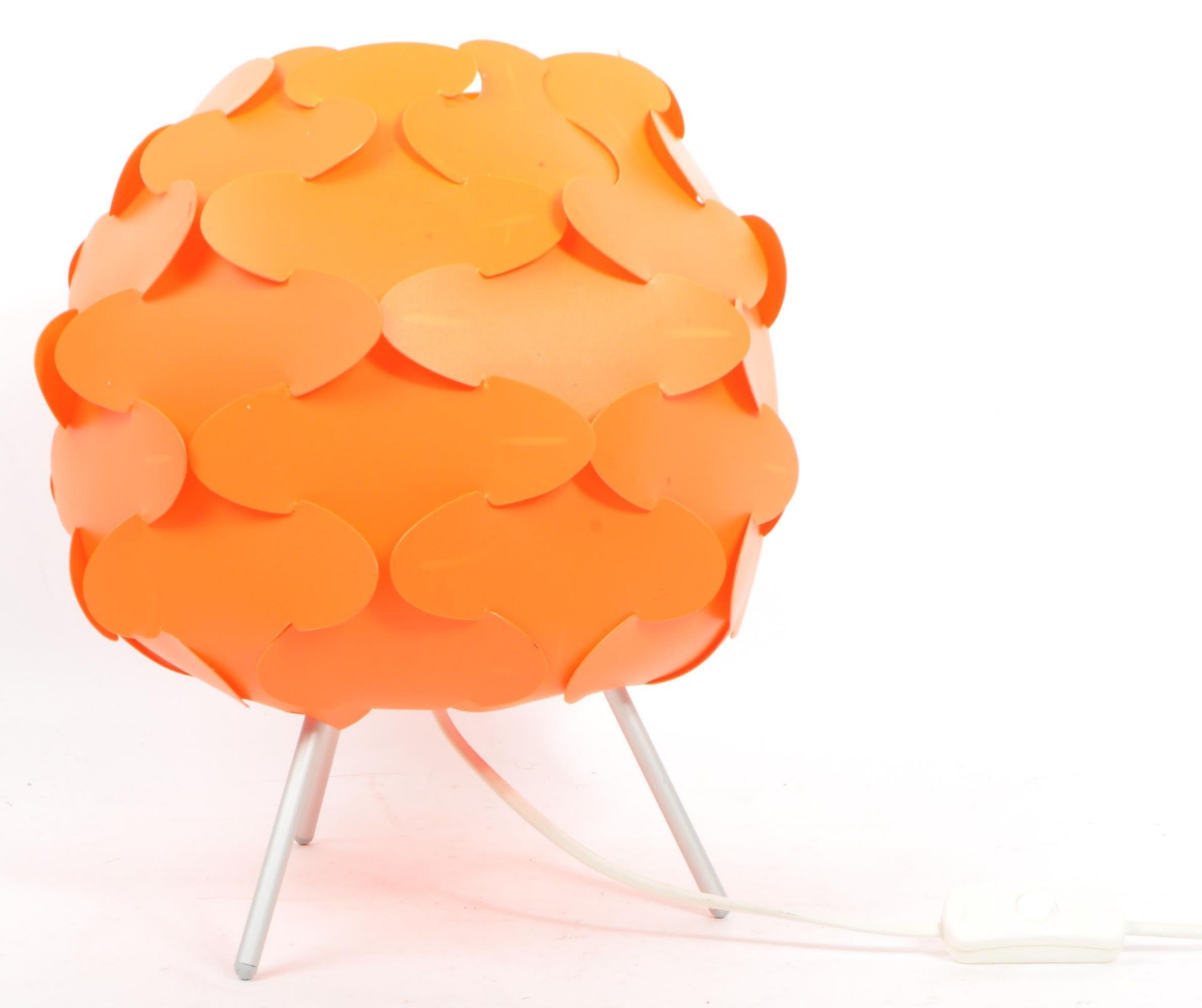 CONTEMPORARY ORANGE HABITAT STYLE DESK LAMP