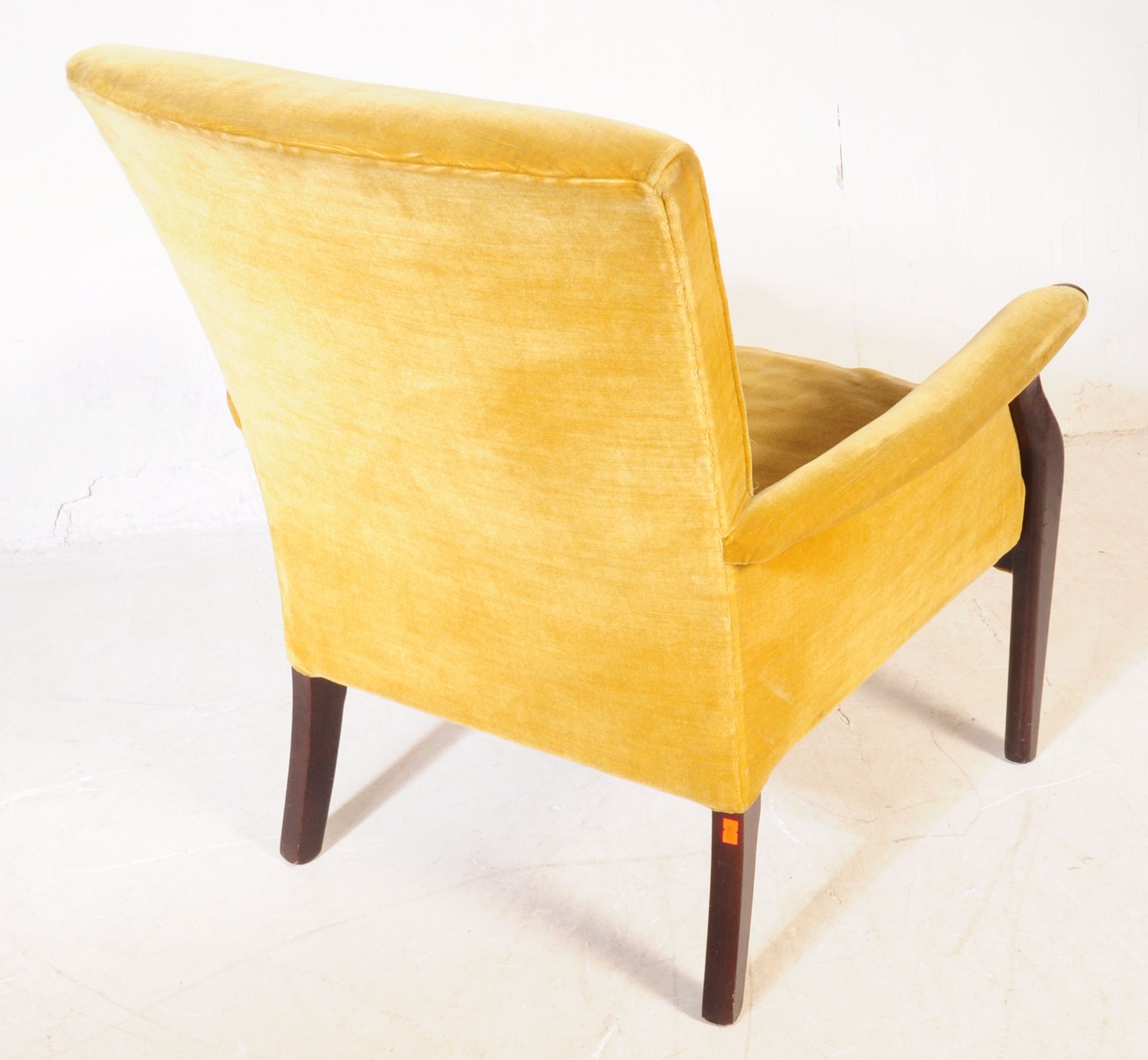PARKER KNOLL - MID 20TH CENTURY RETRO YELLOW ARMCHAIR - Image 3 of 3